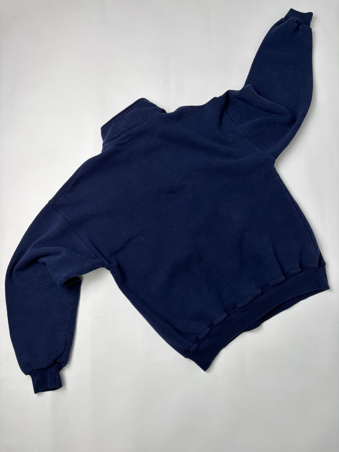 90s Russell Quarter Zip Sweatshirt (navy 상품이미지2