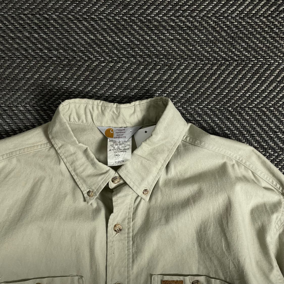 칼하트 USA 오리지날 박시핏 패치로고 박시핏 워크 셔츠y 3394 상품이미지6