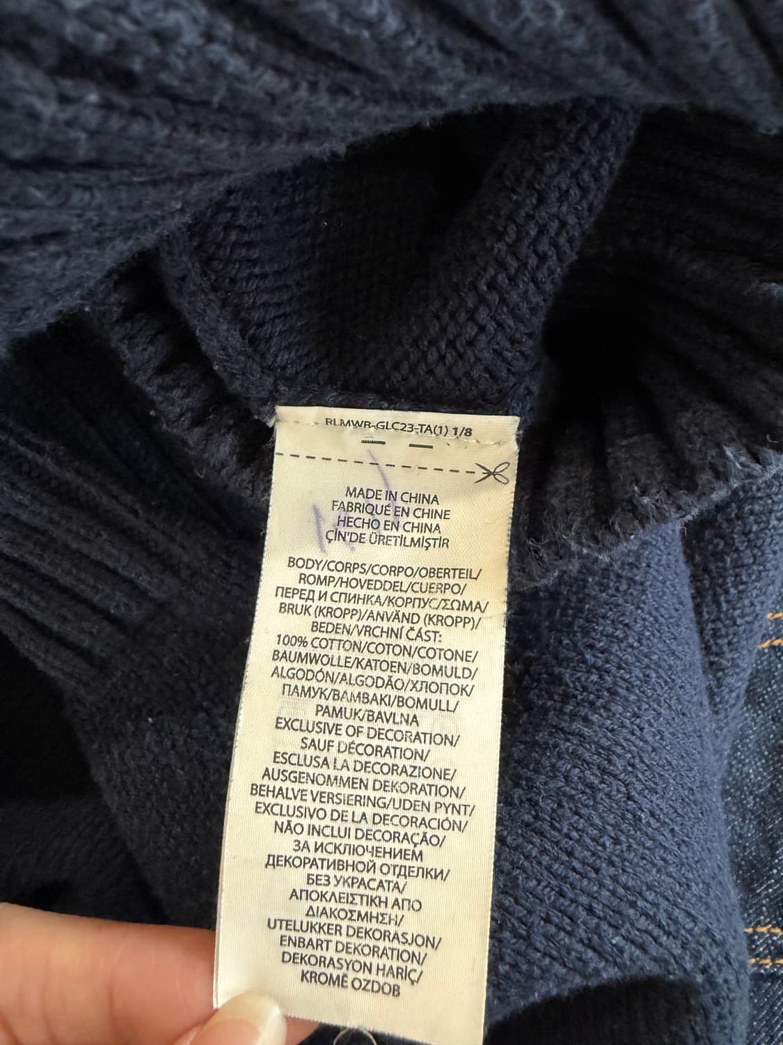 폴로 랄프로렌 보이즈 베어 니트 스웨터 상품이미지6