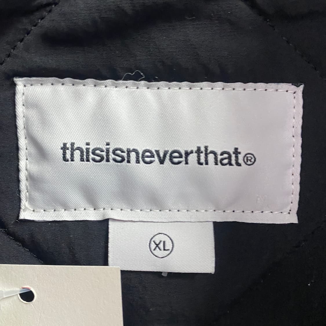 디스이즈네버댓 블랙 글로브 퀄티드 자켓 B3906 상품이미지4