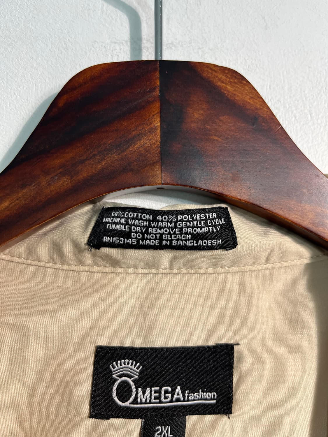 90s Omega Guayabera Shirts (쿠바 셔츠) 2XL 상품이미지8