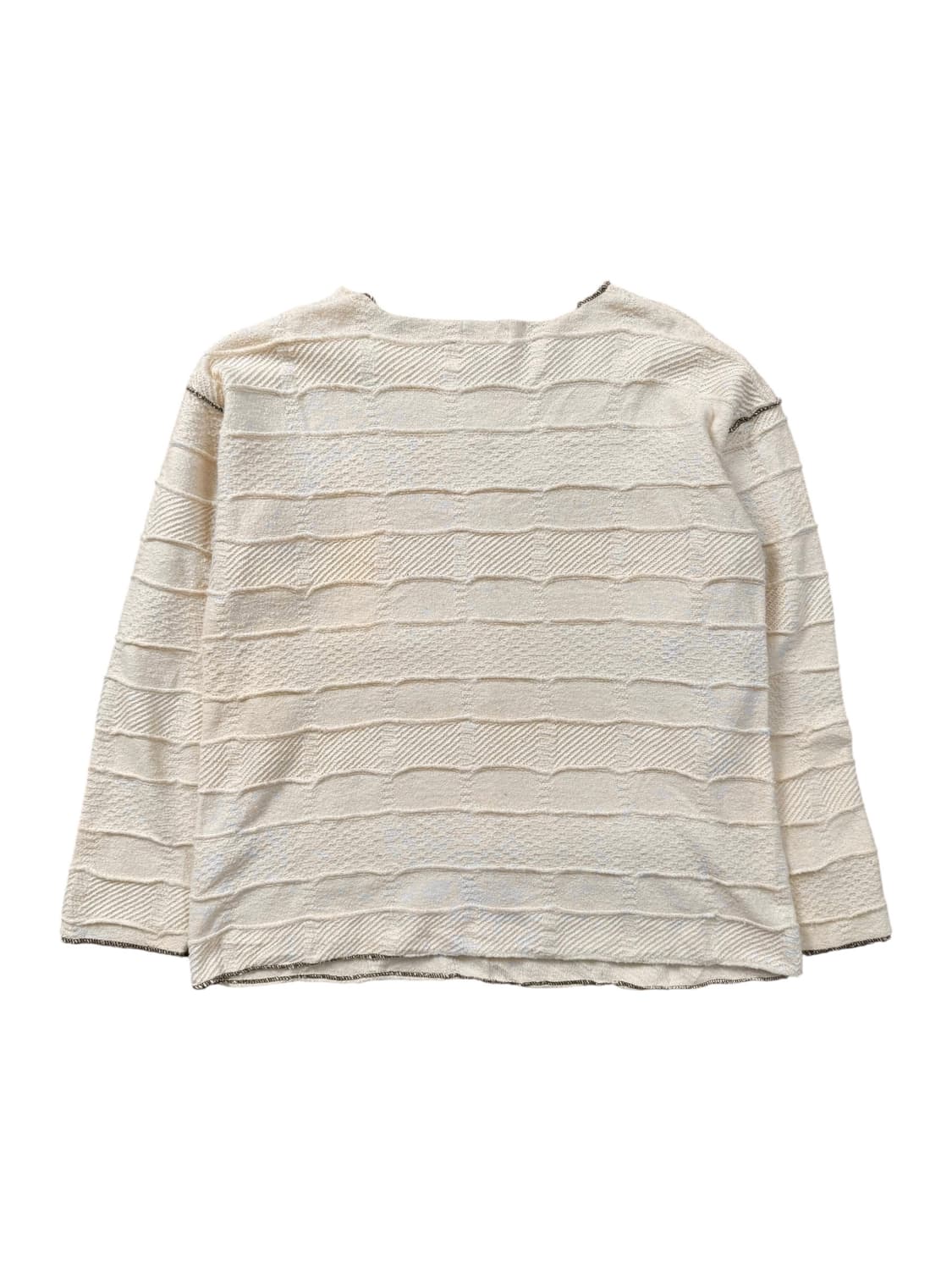vintage ivory panel knit 상품이미지2