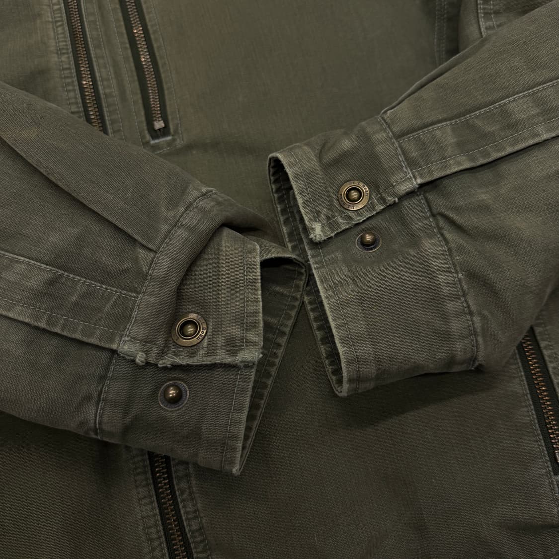 엘엘빈 캔버스 카키 밀리터리 워크자켓 상품이미지4