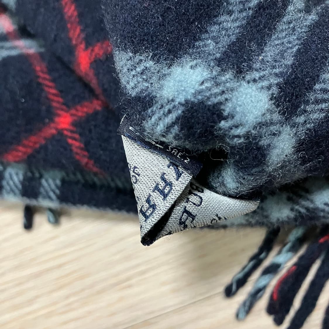 [정품] 버버리 네이비 노바체크 램스울 머플러 (burberry) 상품이미지6