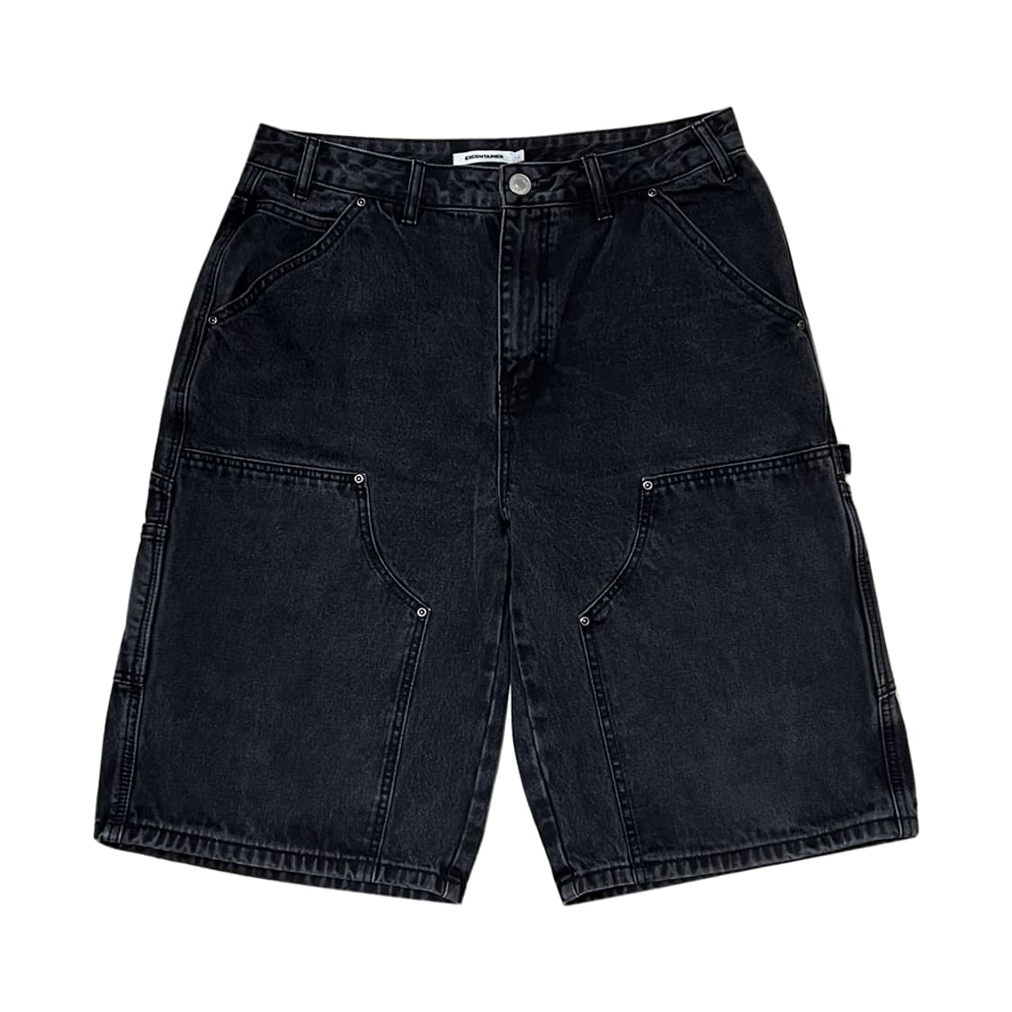 엑스컨테이너 더블니 카펜터 버뮤다 데님 팬츠 반바지 L 상품이미지2