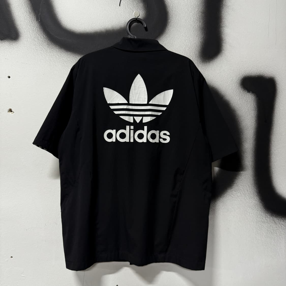 아디다스 빅 프린팅 파이어버드 반팔 코치 자켓 상품이미지1