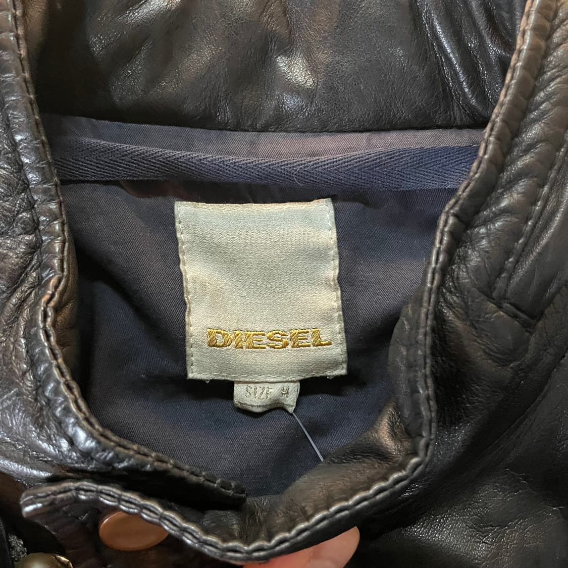 디젤 양가죽 라이더 자켓 상품이미지4