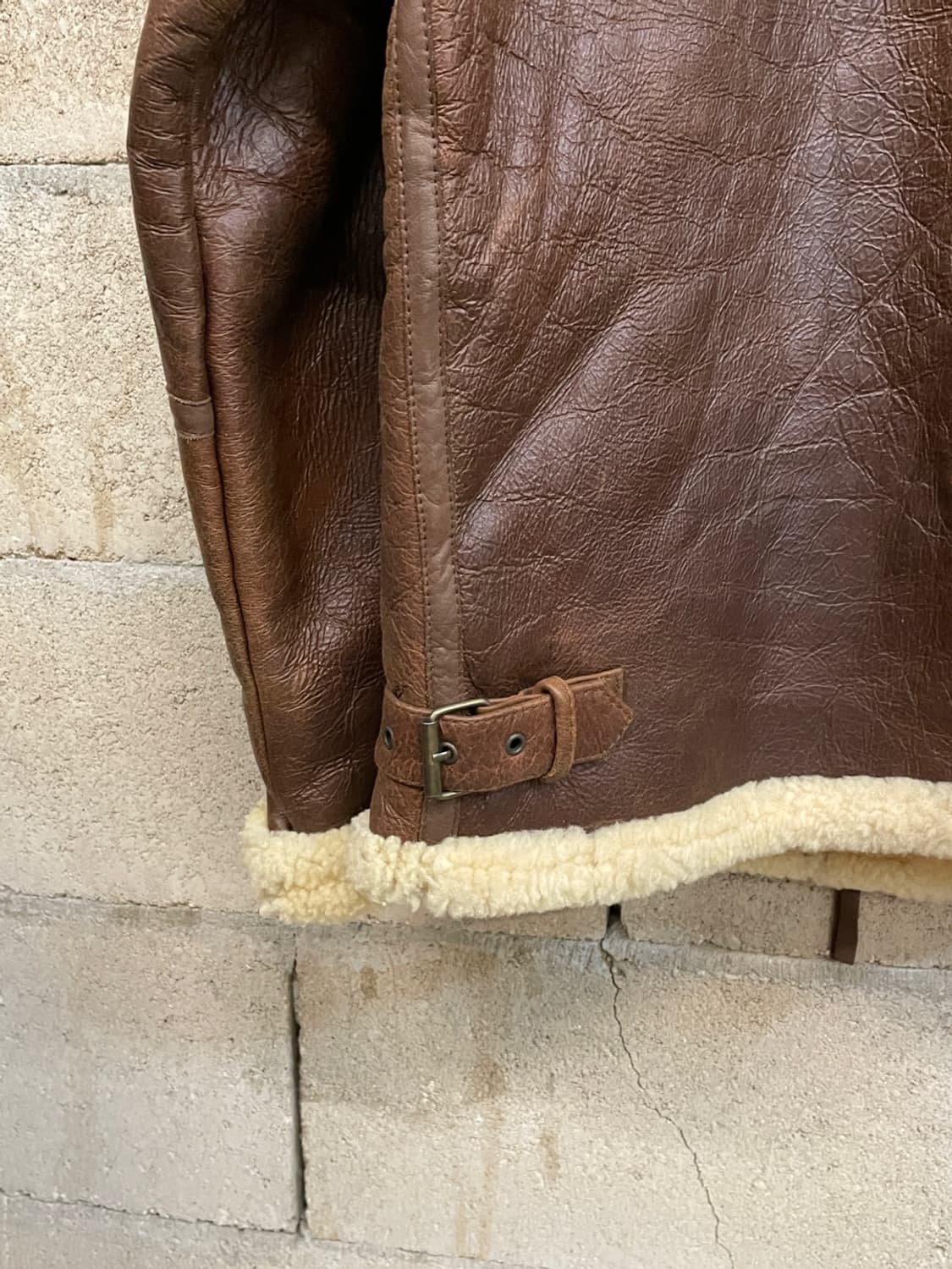 리 양가죽 무스탕 가죽 자켓 상품이미지7