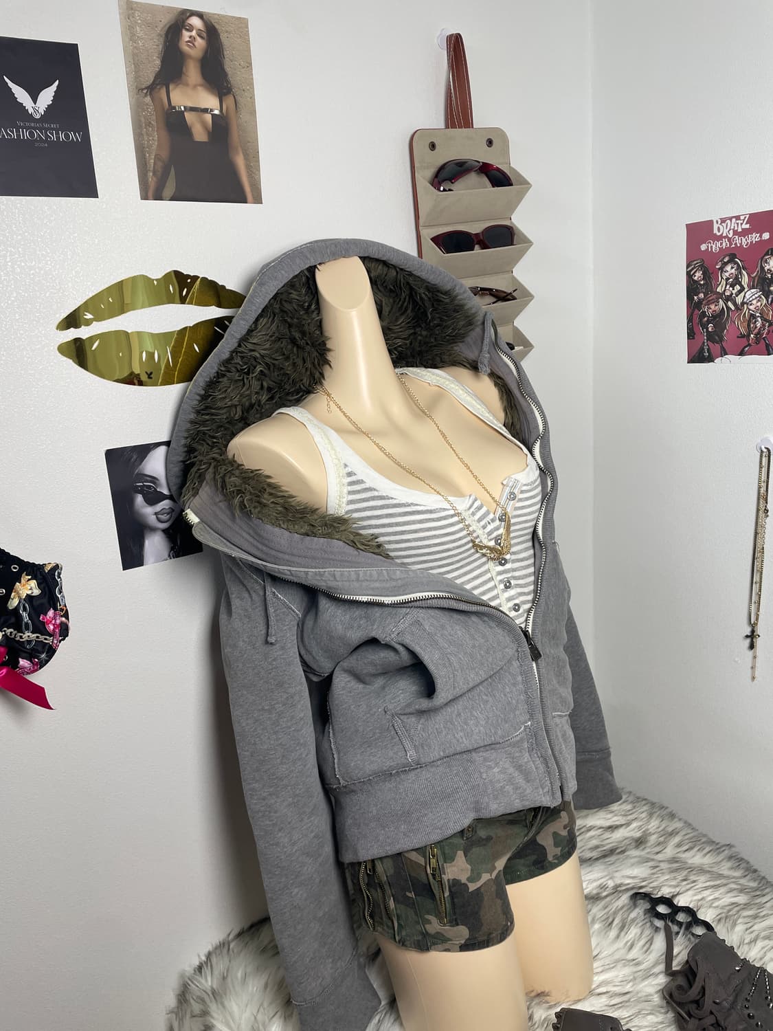 홀리스터 울프죠 남녀공용 후드집업 상품이미지1