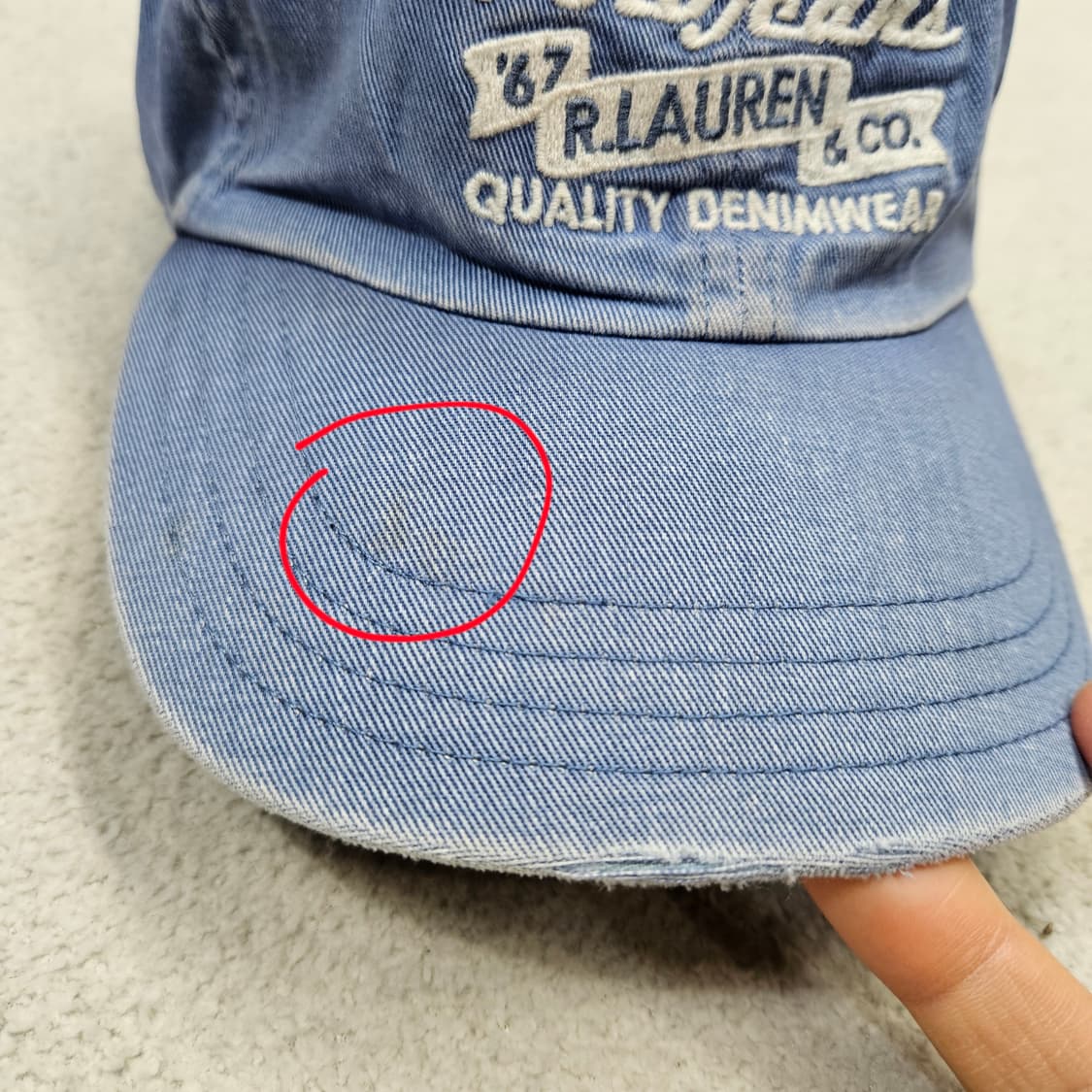 폴로진스 스펠아웃 볼캡 상품이미지6