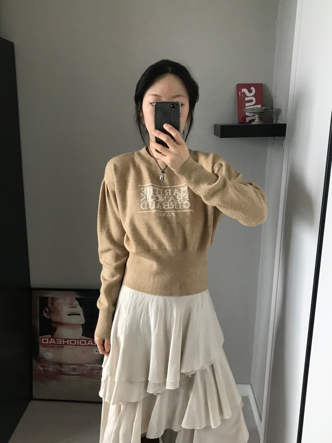 마리떼 프랑소와 저버 중앙로고 니트 상품이미지2