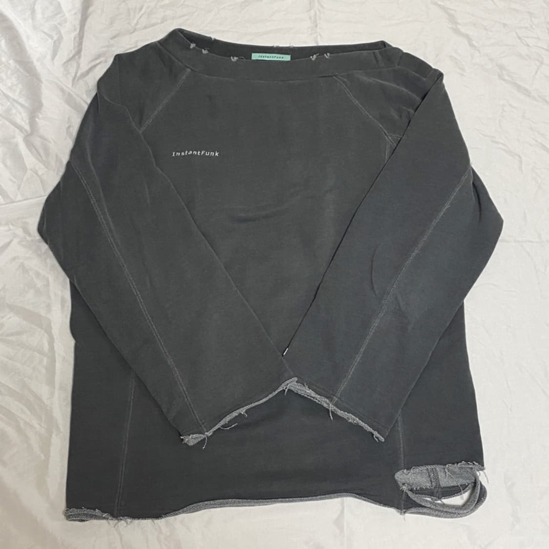 인스턴트펑크 오프숄더 스웨트 원피스 상품이미지3