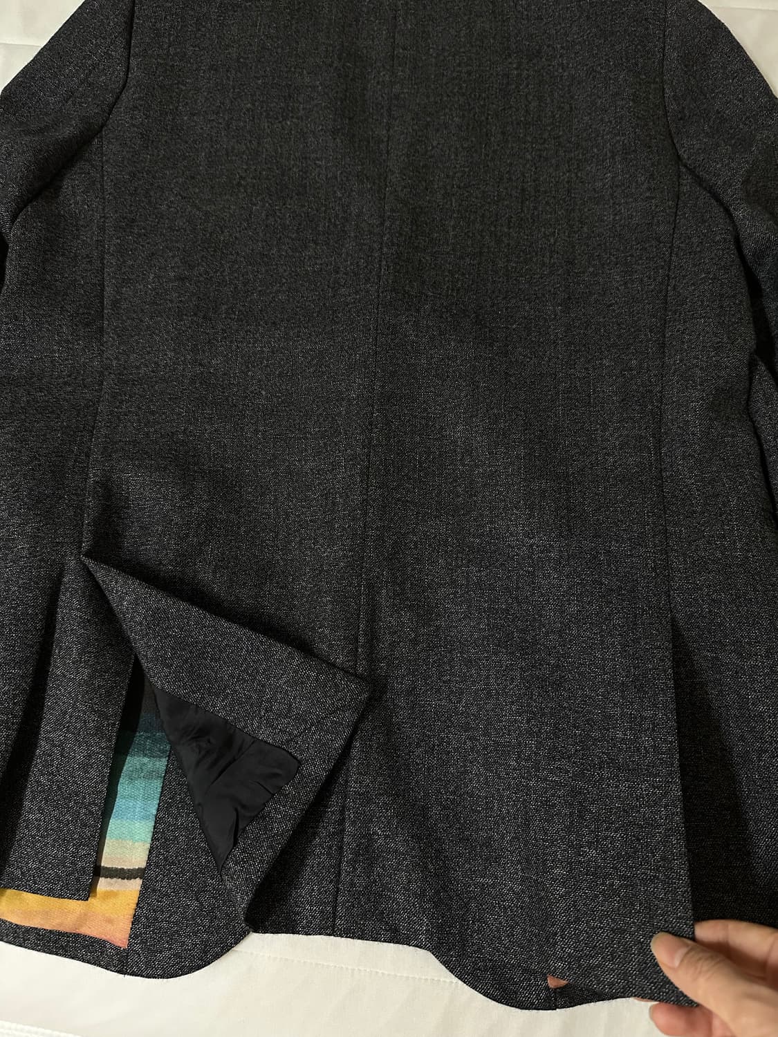 폴스미스Paul Smith 다크 그레이 울수트 셋업 100사이즈 새상품급 상품이미지7