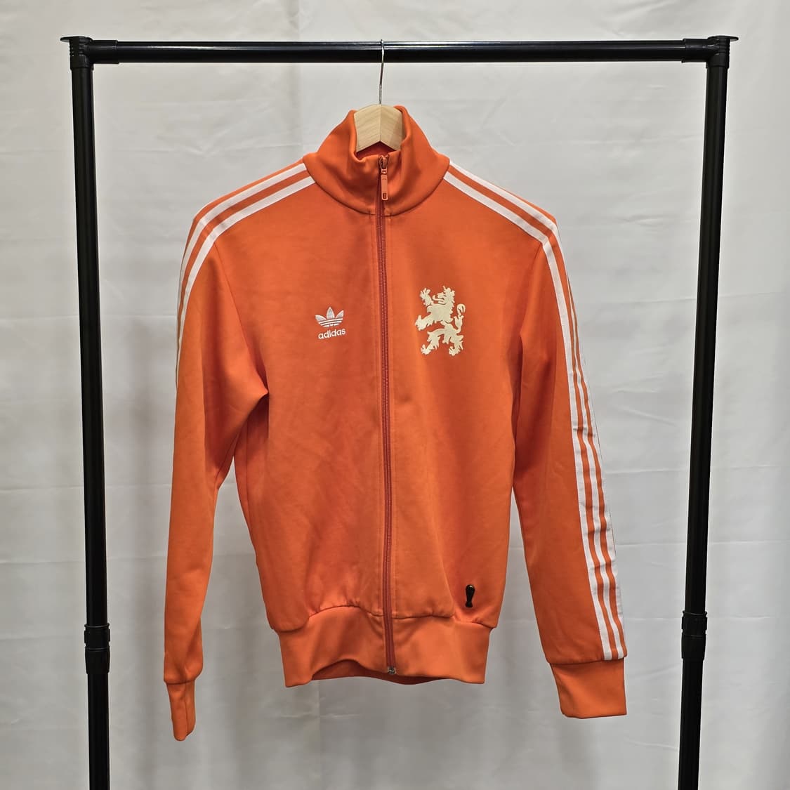 아디다스 오리지널스 네덜란드 트랙탑 오렌지 자켓 XS 2005 집업 재킷 상품이미지1
