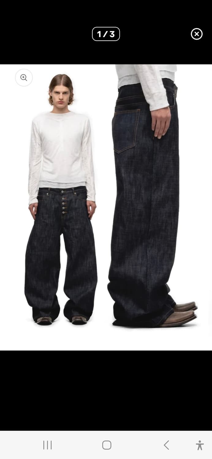 nofaithstudio 데님 팬츠 blue loose fit 판매합니다 상품이미지1