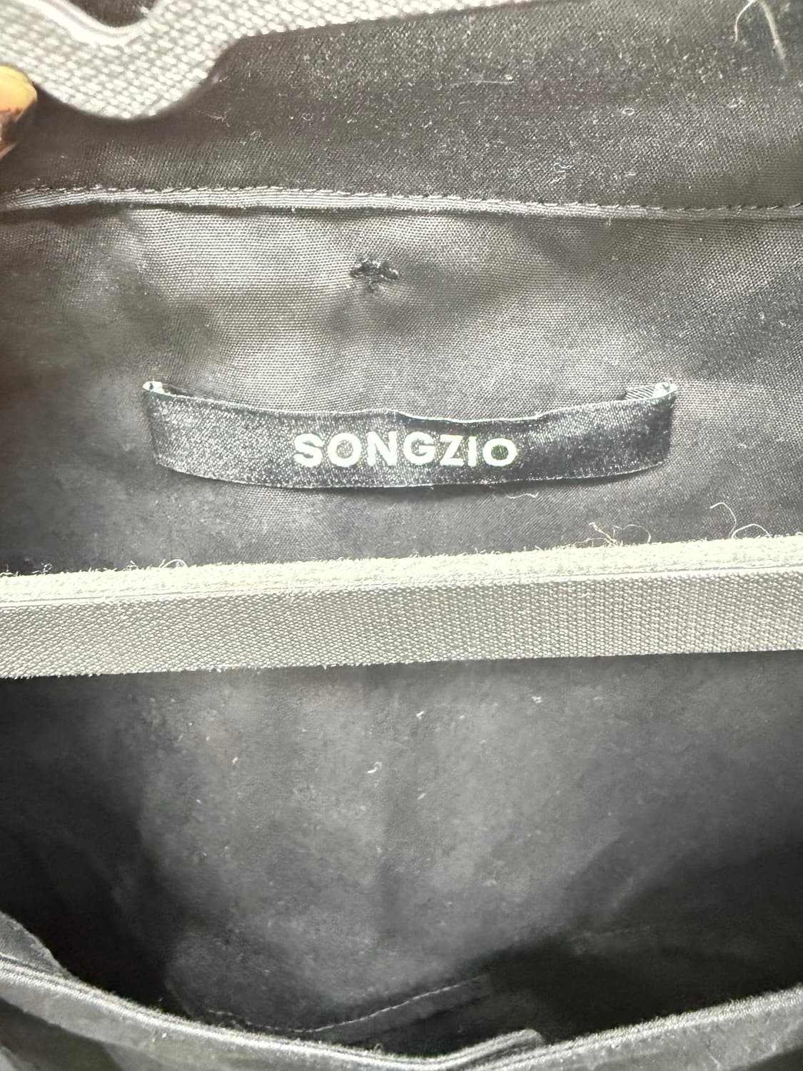 송지오 오버핏 블랙 셔츠 자켓 46 상품이미지3