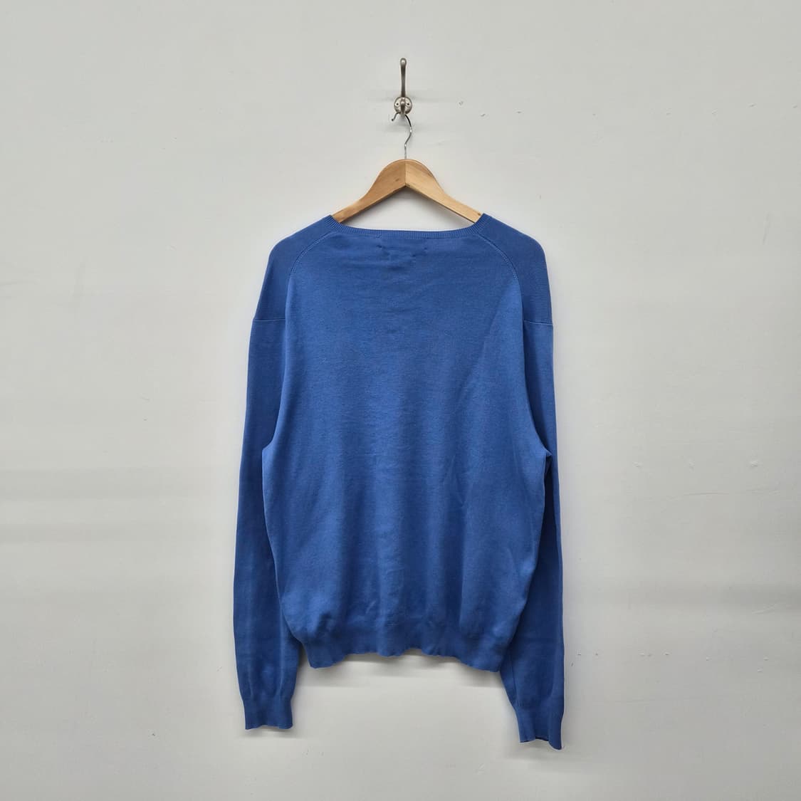 폴로 랄프로렌 블루 브이넥 니트 남성 XL 상품이미지5