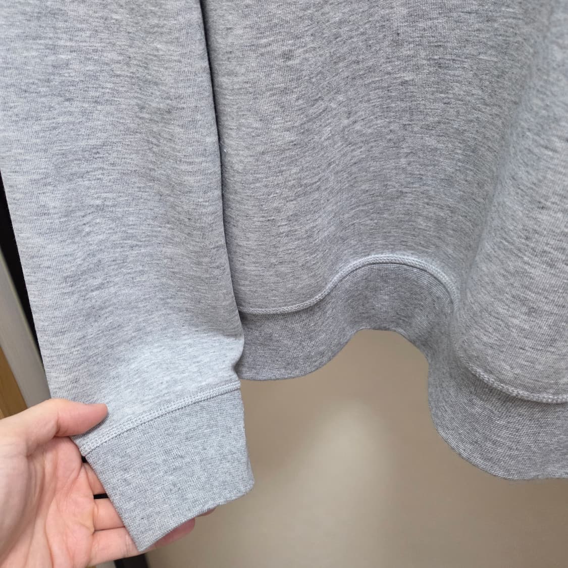 랄프로렌 / 더블 니트 스웨트셔츠 앤도버 헤더 그레이 / L 상품이미지4