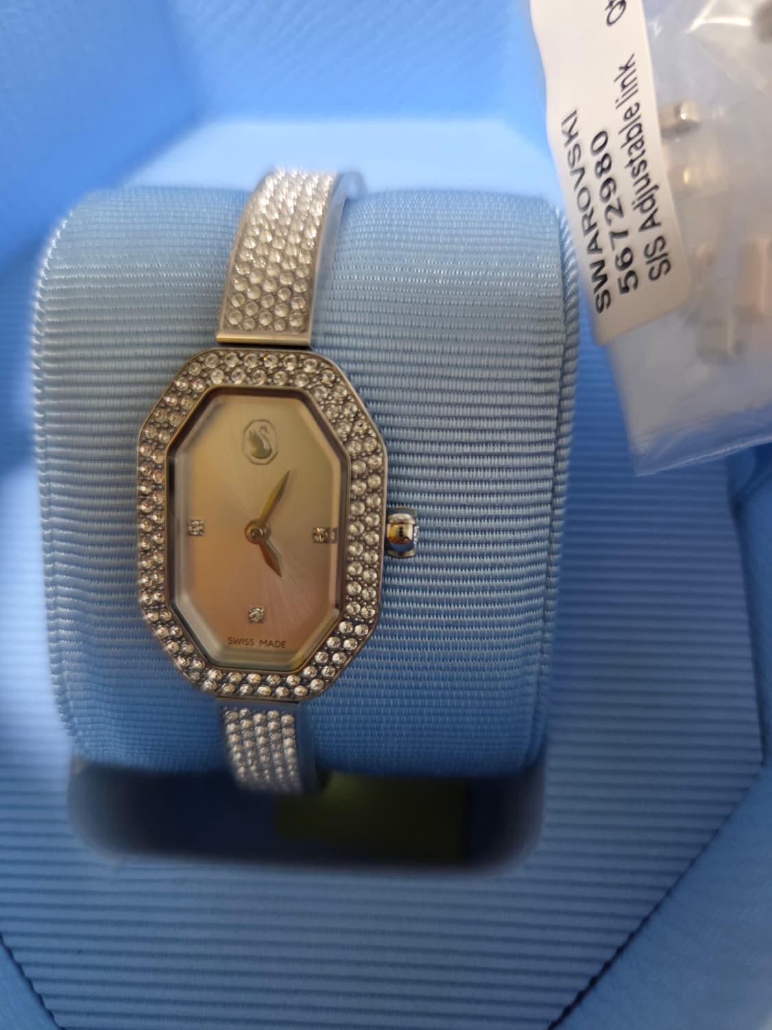 정가 53만~새제품)스와로브스키 덱스테라 옥타곤 신형 시계 정품 상품이미지9