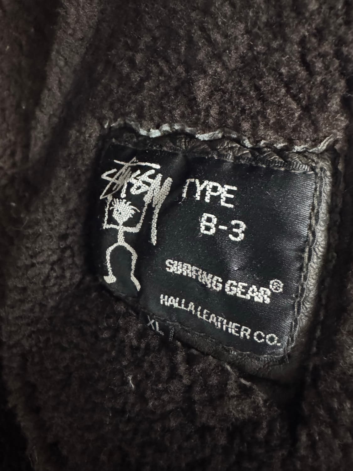 스투시 b-3 무스탕 상품이미지5