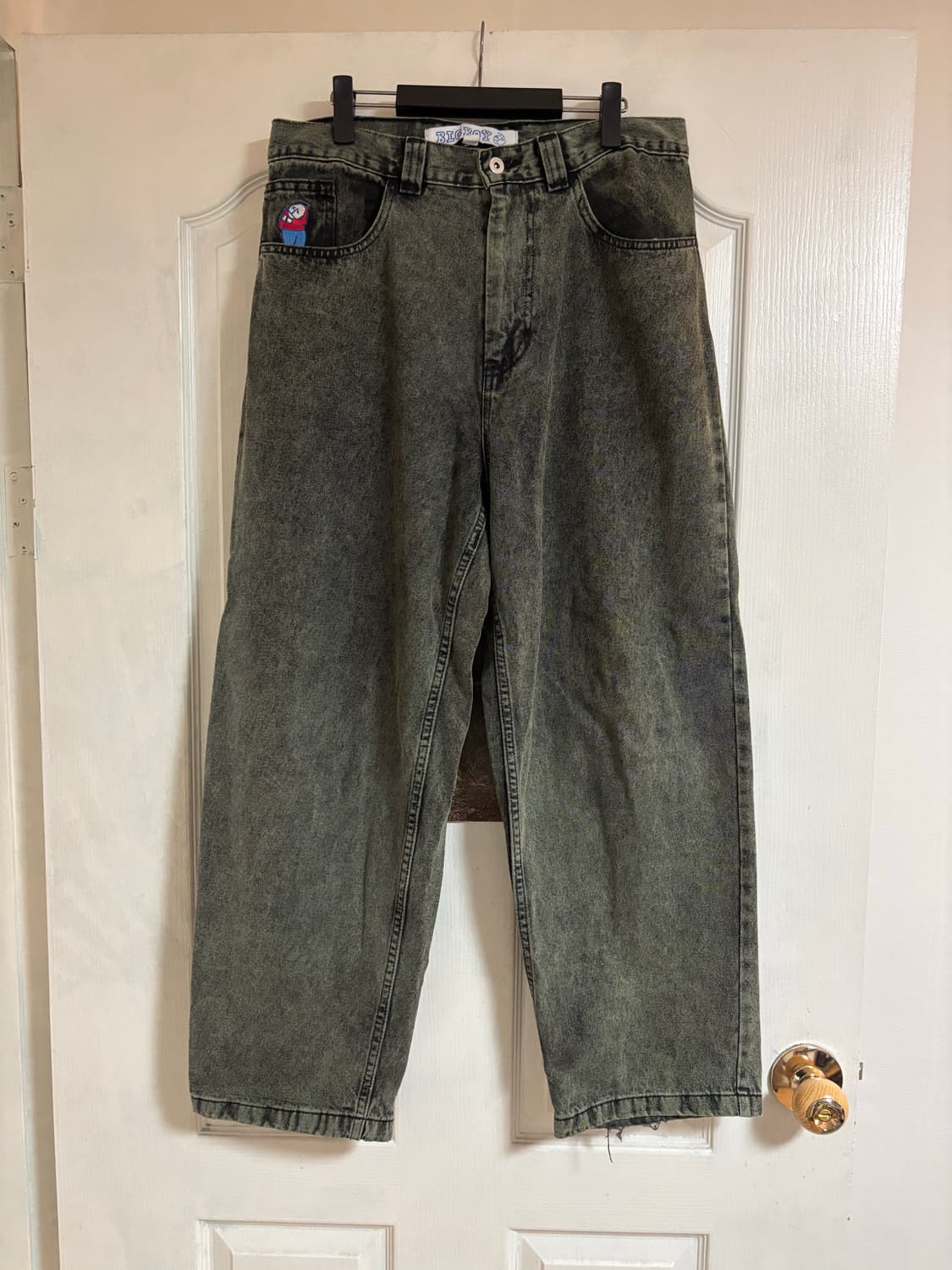 Polar big boy pants - mint black 상품이미지1