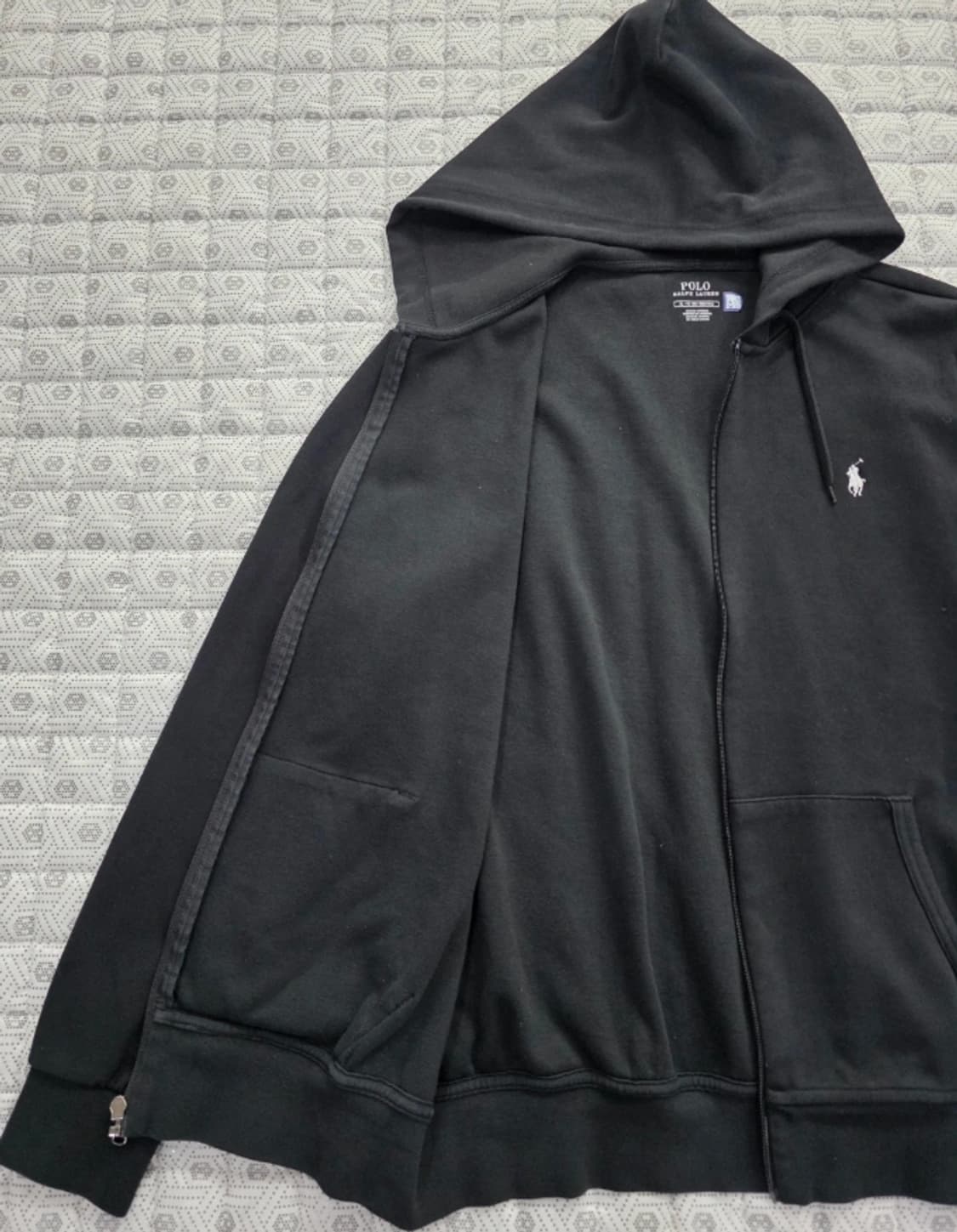 폴로 랄프로렌 남성 후드집업 블랙 신형 105 상품이미지3