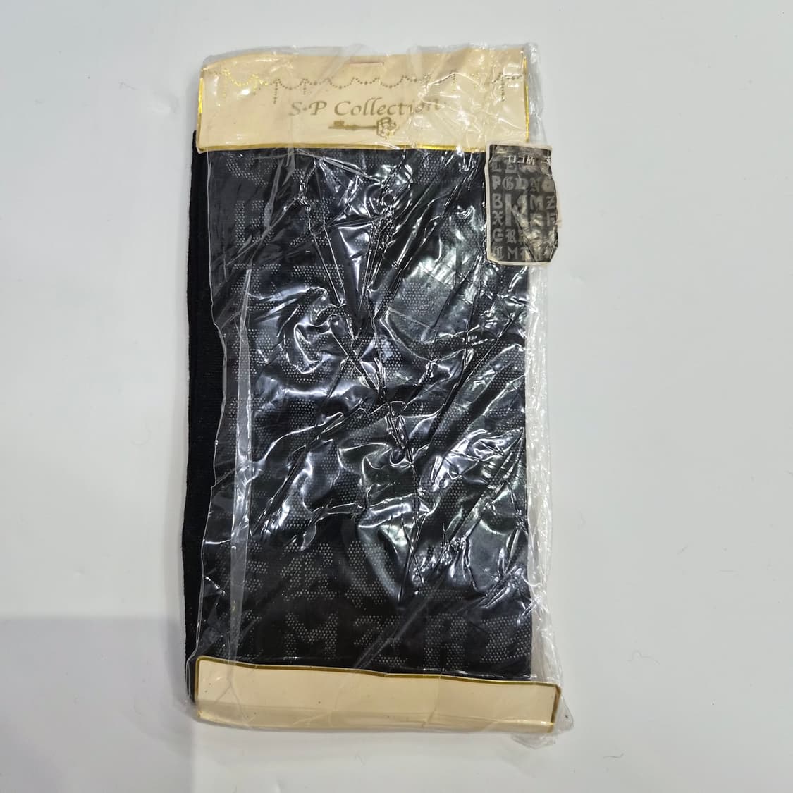 일본 빈티지 로고 패턴 블랙 스타킹 상품이미지6