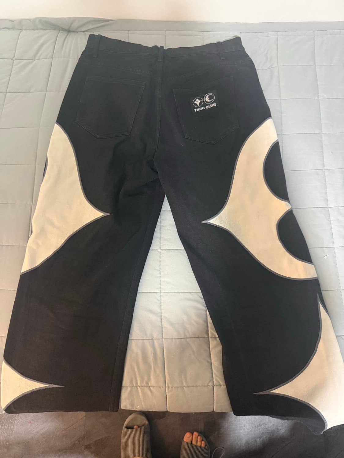 떠그클럽 TC 레더 팬츠 블랙 상품이미지2