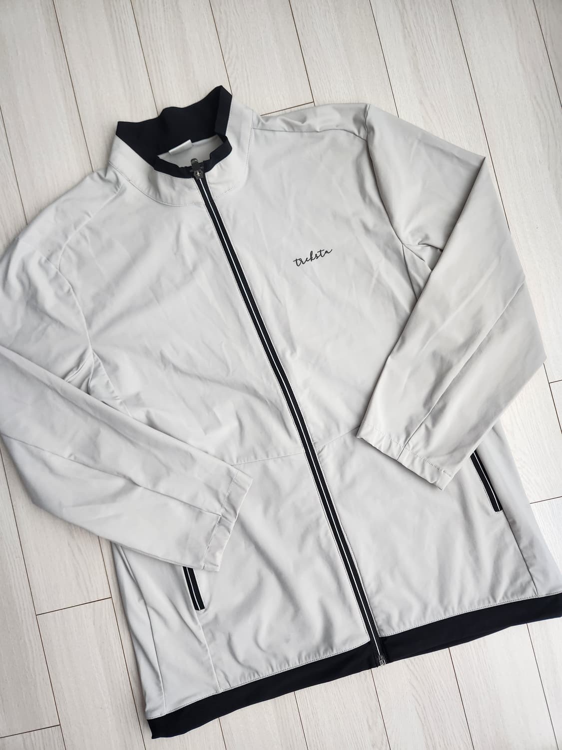 트렉스타 밤부 남성 풀 집업 트레이닝 자켓_그레이_VS-JK05801사이 상품이미지1