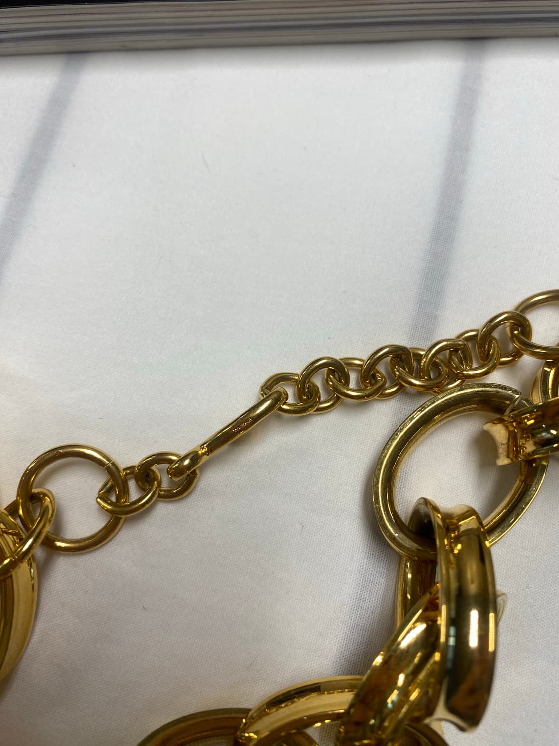 Monet 모네 볼드 금장 체인 목걸이 상품이미지5