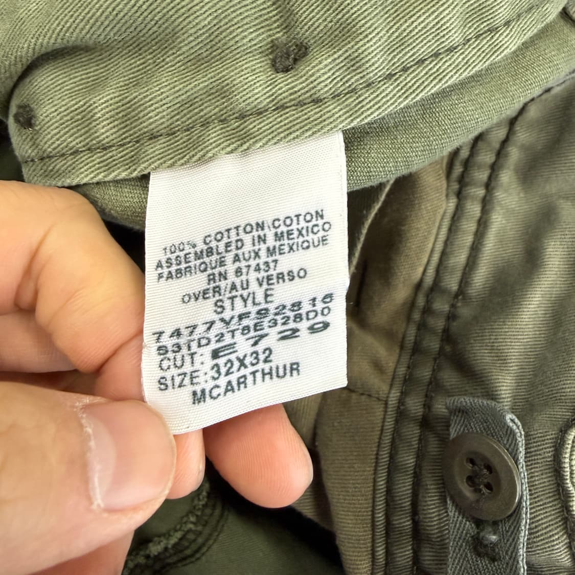 (32)폴로 랄프로렌 폴로진스 카고팬츠(올리브) 상품이미지4