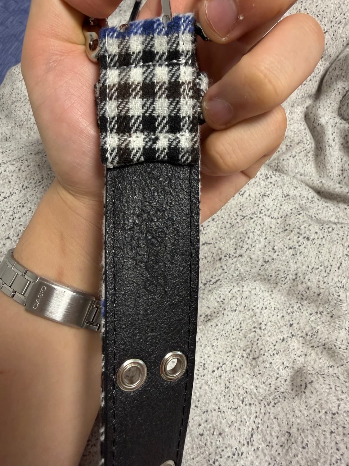 AFB FANNEL CHECK BELT (BLUE) 상품이미지3