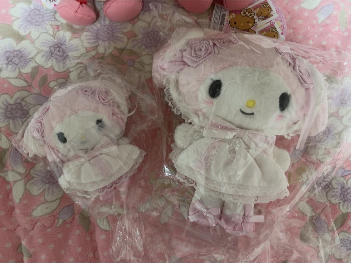 산리오 마이멜로디 화이트프릴 누이 마코 상품이미지1