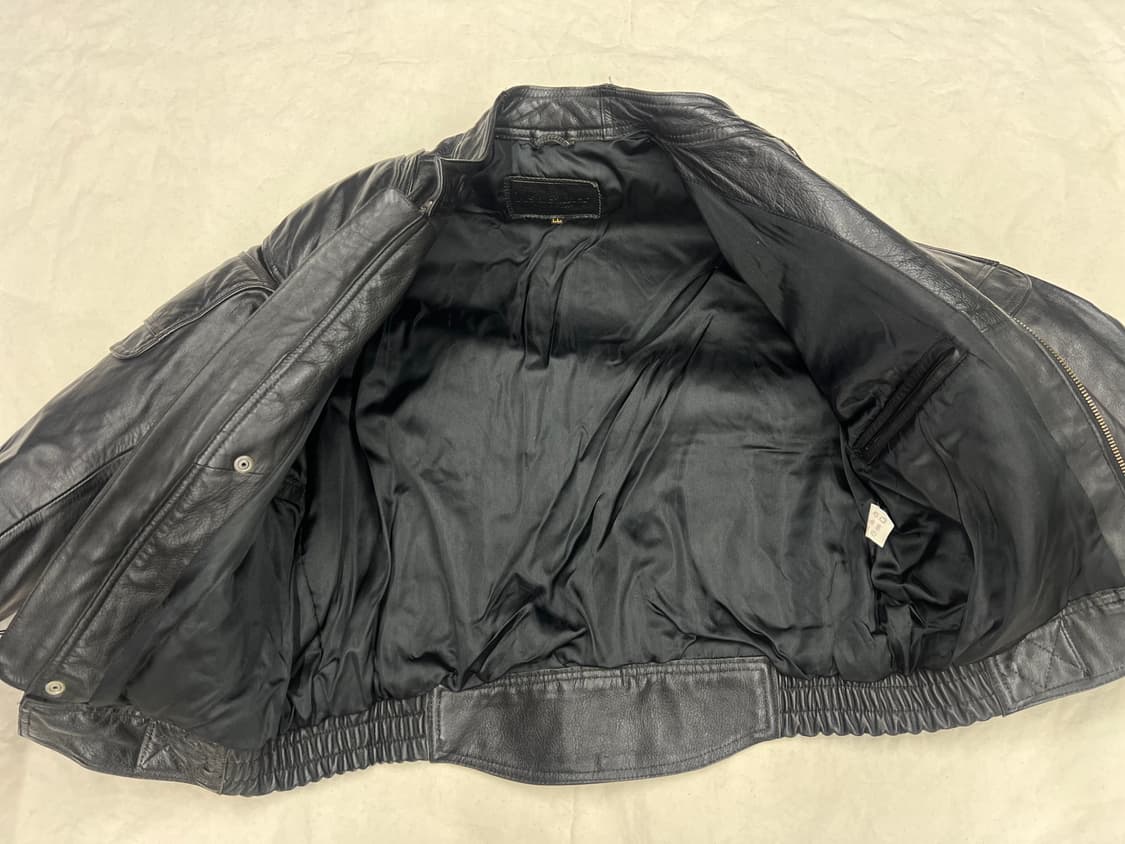 카도야(Kadoya) 라이더 가죽 재킷 상품이미지3