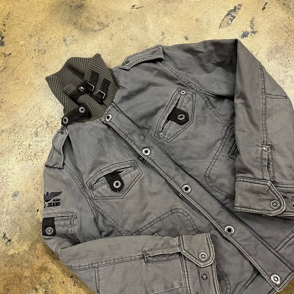 [정품/95] TBJ 카키 야상 자켓 b16 상품이미지1