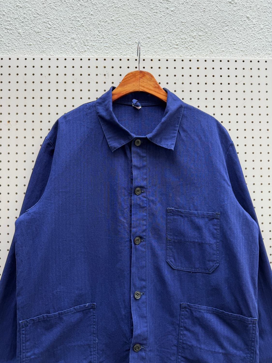 OLD VINTAGE PURPLE NAVY HBT 헤링본 프렌치워크자켓 상품이미지3