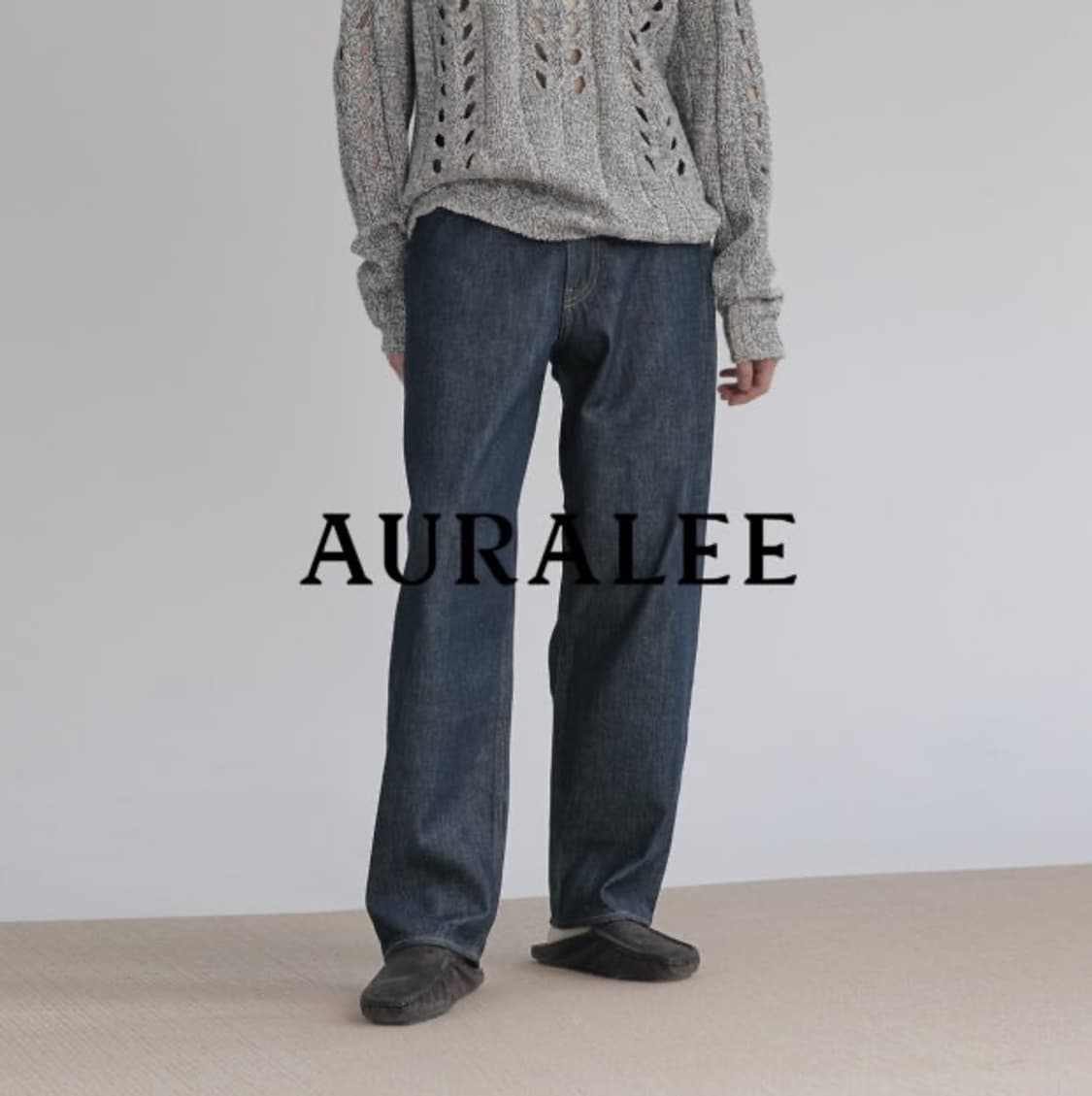 오라리 하드트위스트 5p 데님 와이드핏 상품이미지1