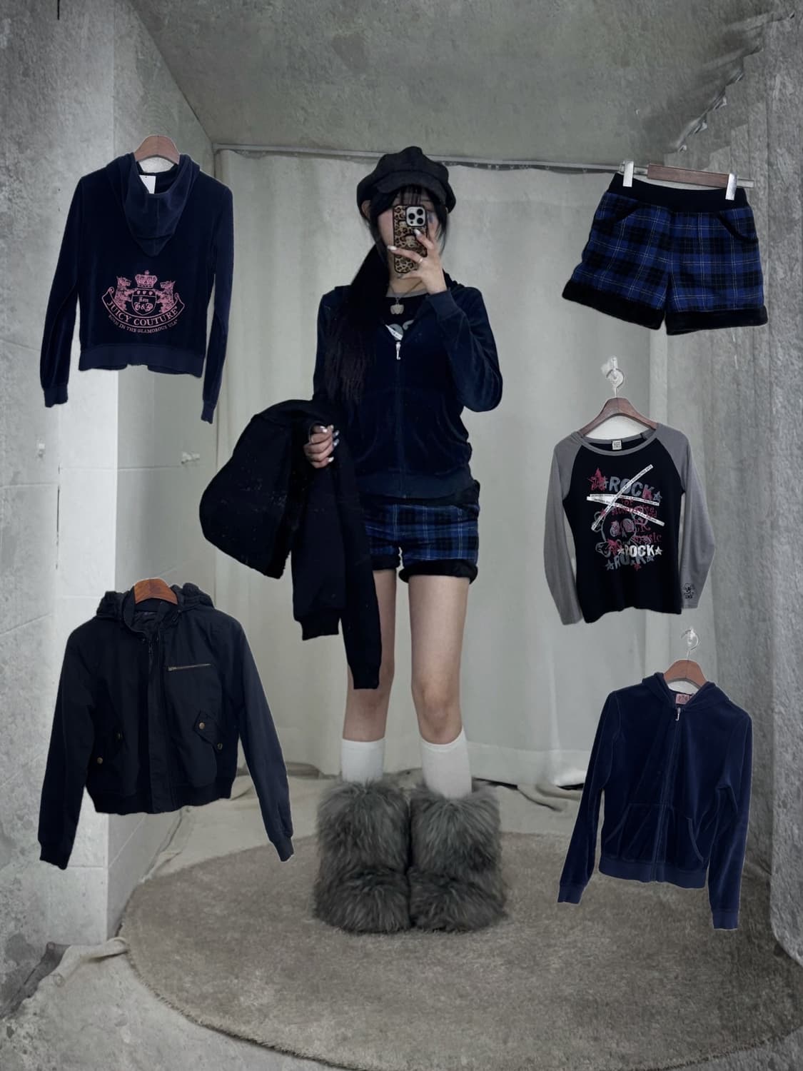 캐캐체 미키깔 데일리 펑크 코디세트  상품이미지1