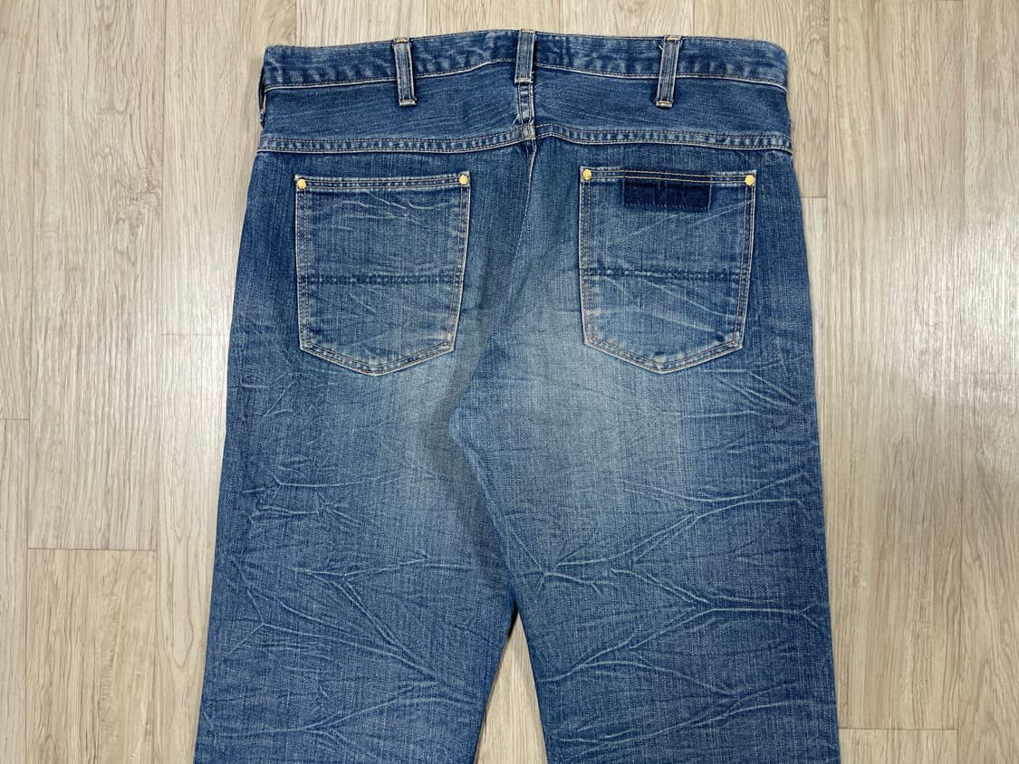 33) 40's 복각 랭글러 벤 로데오 워싱 데님팬츠(RRL&LVC&폴로 상품이미지7
