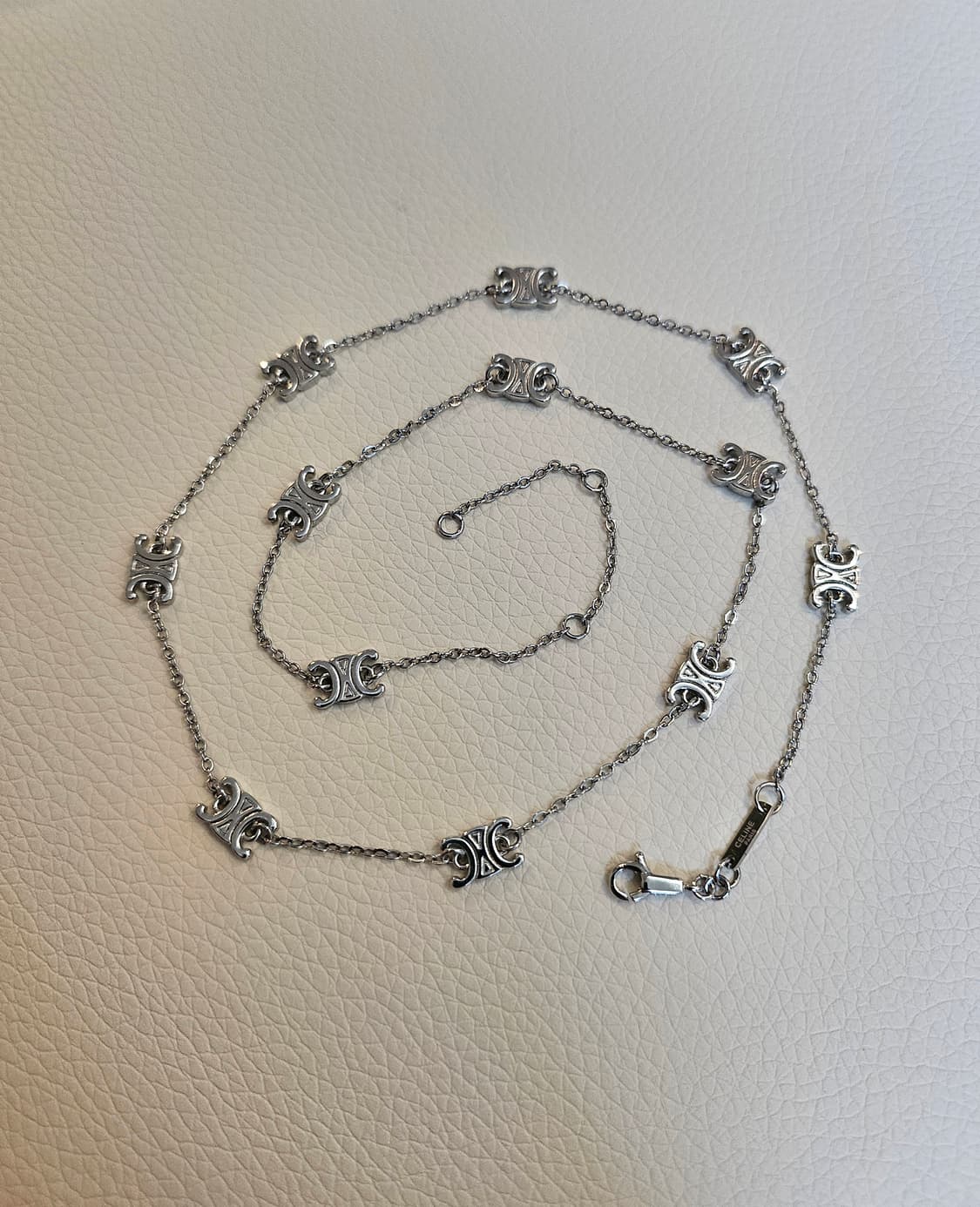 셀린느 트리오페 은장 목걸이 업사이클링 상품이미지3