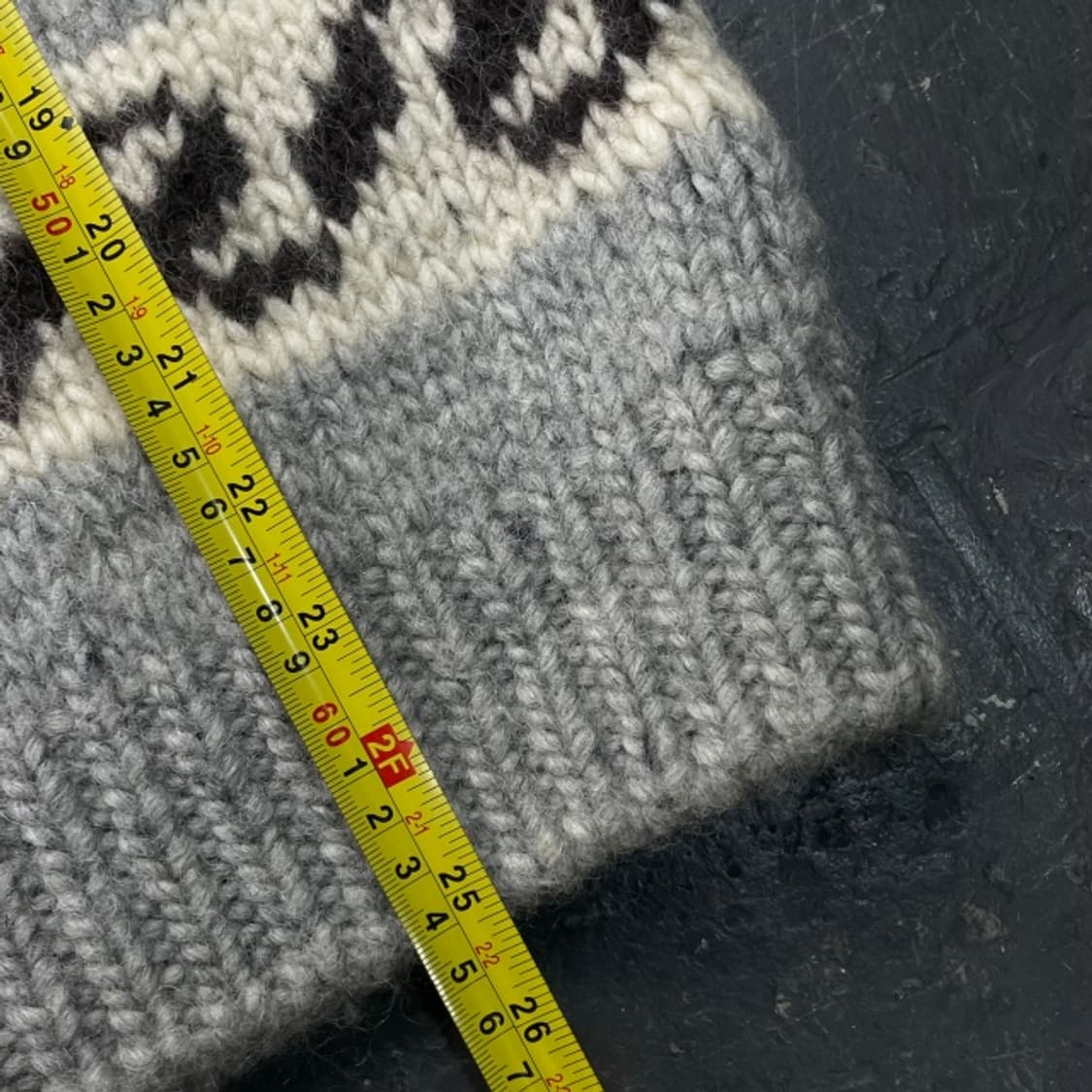 100 빈티지 코위찬 니트 집업  상품이미지7