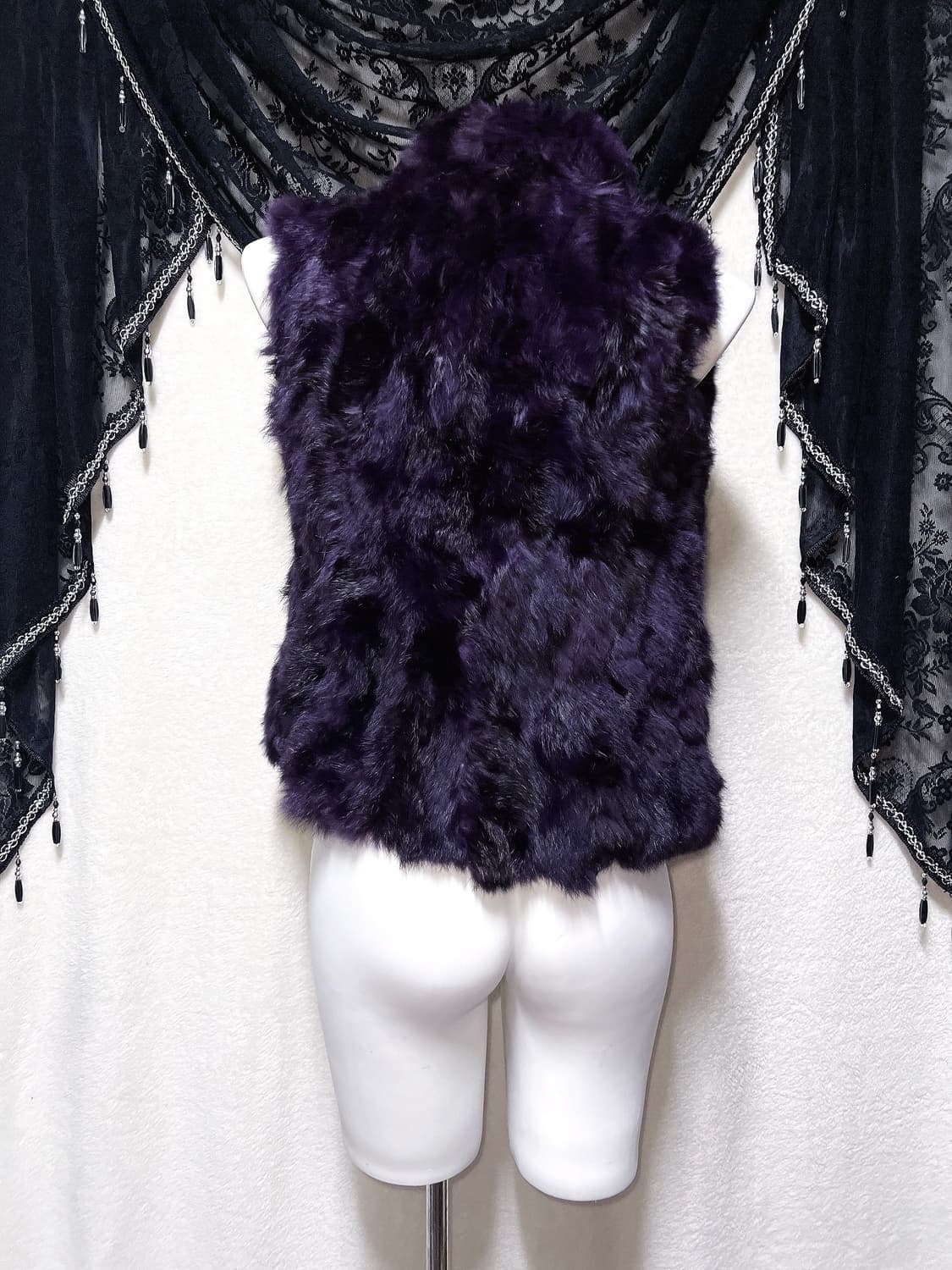 로맨틱고딕 고스펑크 락시크 래빗퍼 베스트 조끼 페어리그런지 갸루 핀터나나 상품이미지6