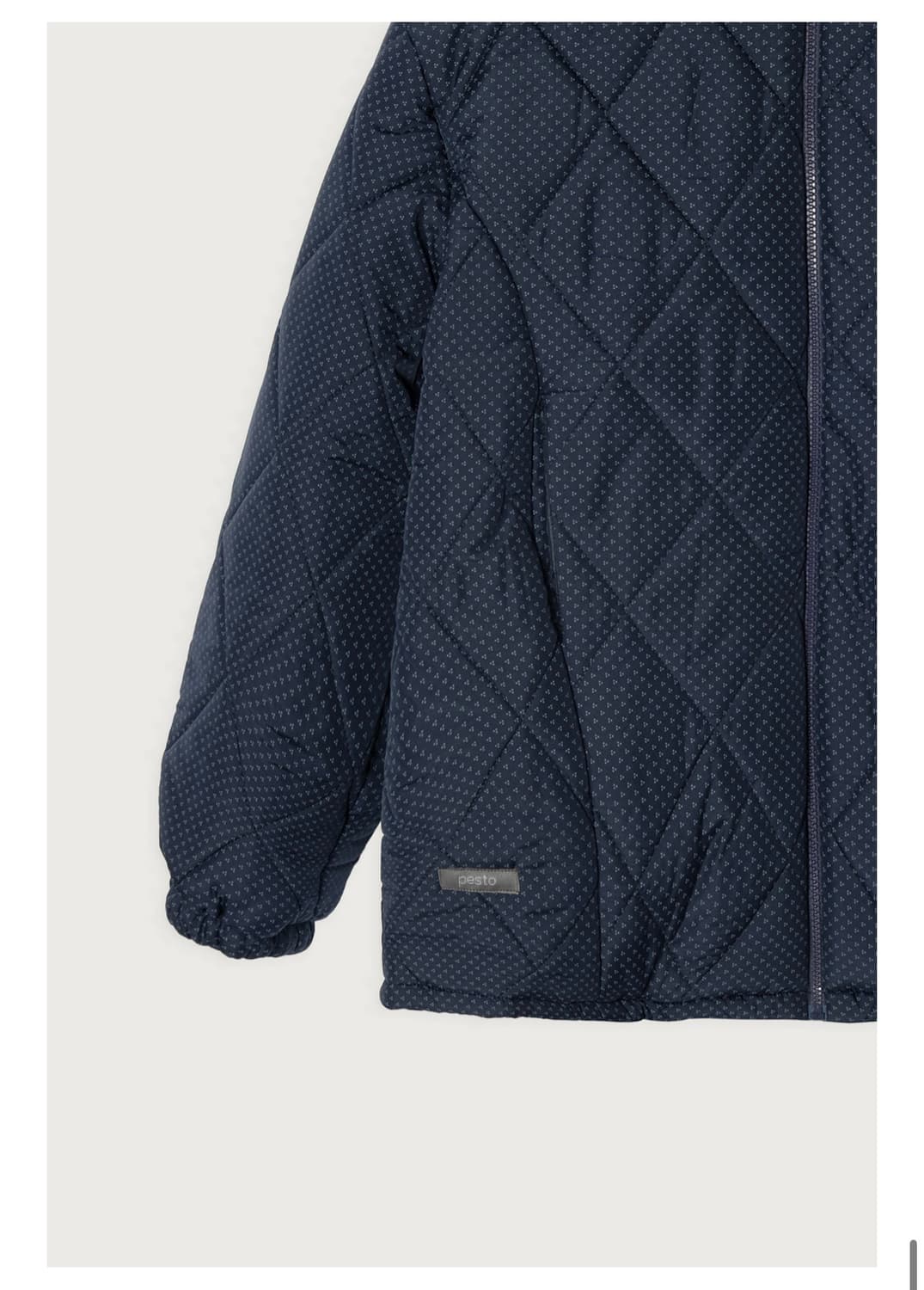 HOODED QUILTED JUMPER DARK LAKE 상품이미지3