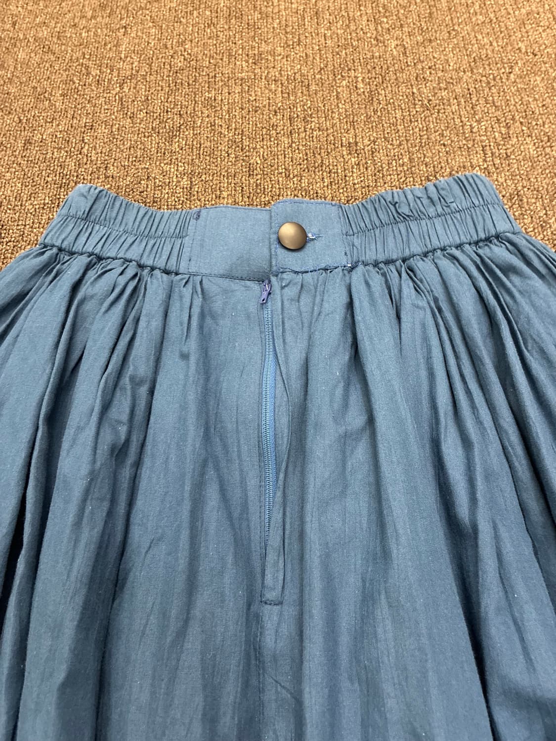 M)Japanese vintage 여성 레이스업 시폰 롱스커트 상품이미지6