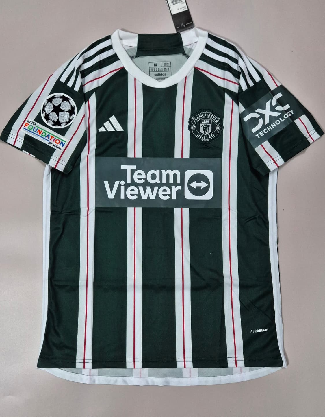 23-24 맨유 브루노 페르난데스 원정 유니폼 챔스패치 M 상품이미지3