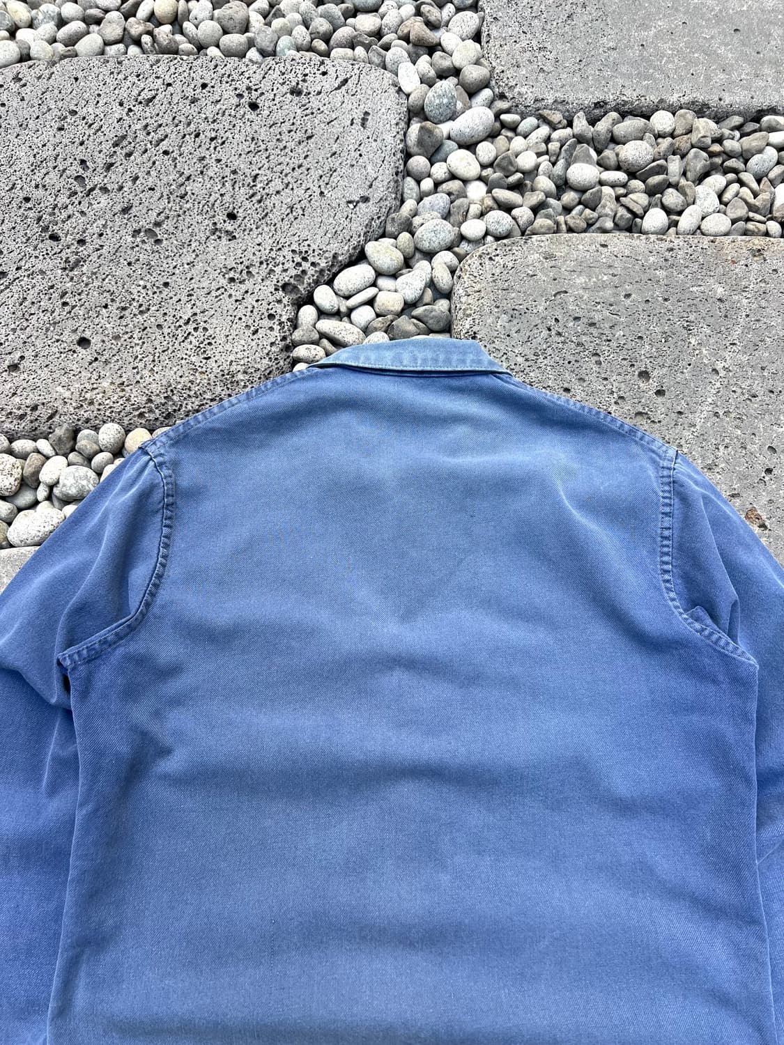 OLD FADED BLUE WASHING FRENCH 프렌치워크자켓 상품이미지7