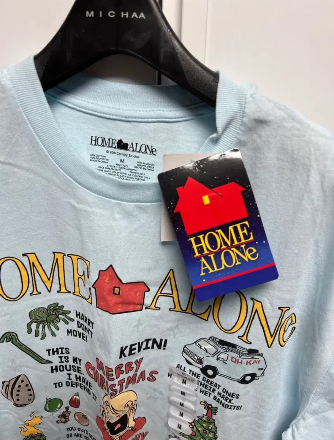 새상품) 나홀로집에 뉴욕 반팔 티셔츠 상품이미지4