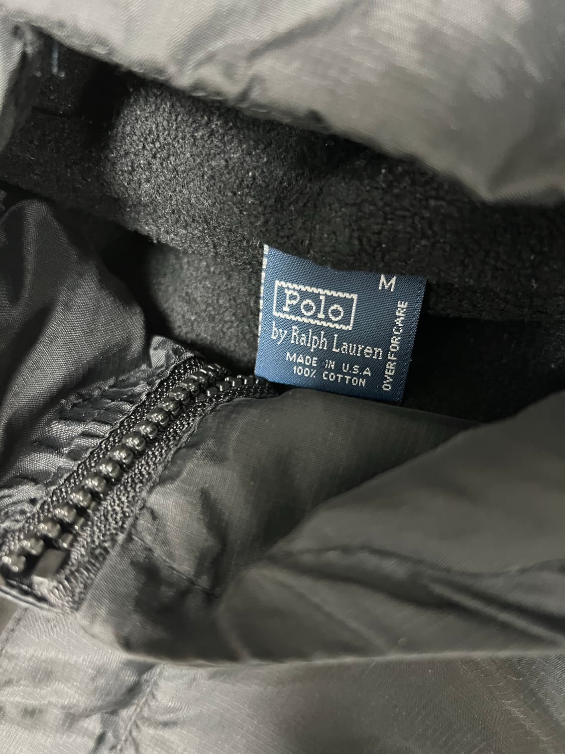 폴로 빈티지 바람막이 자켓 블랙  상품이미지2