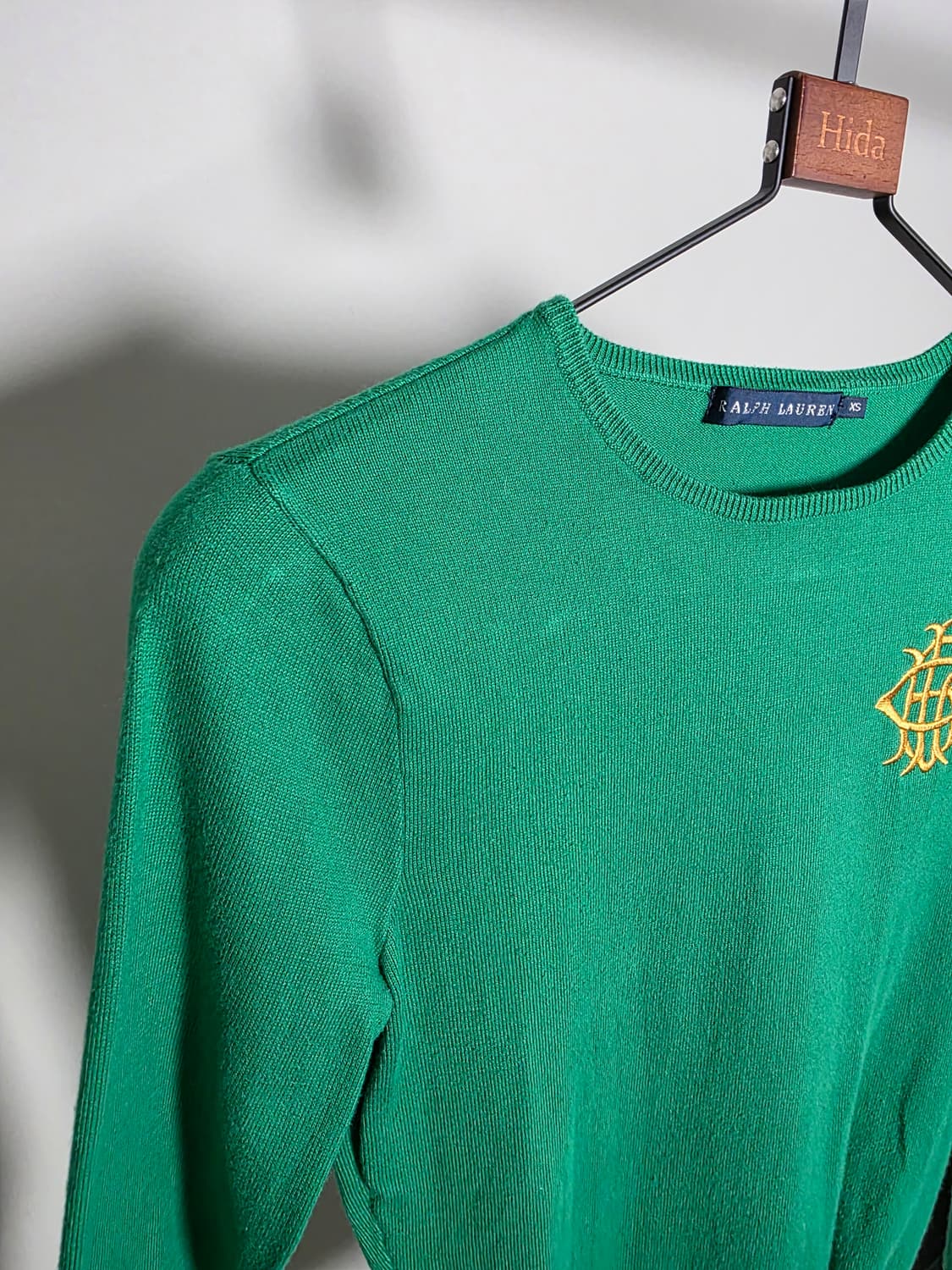 POLO RALPH LAUREN / 그린 골드 엠블럼 니트 상품이미지2