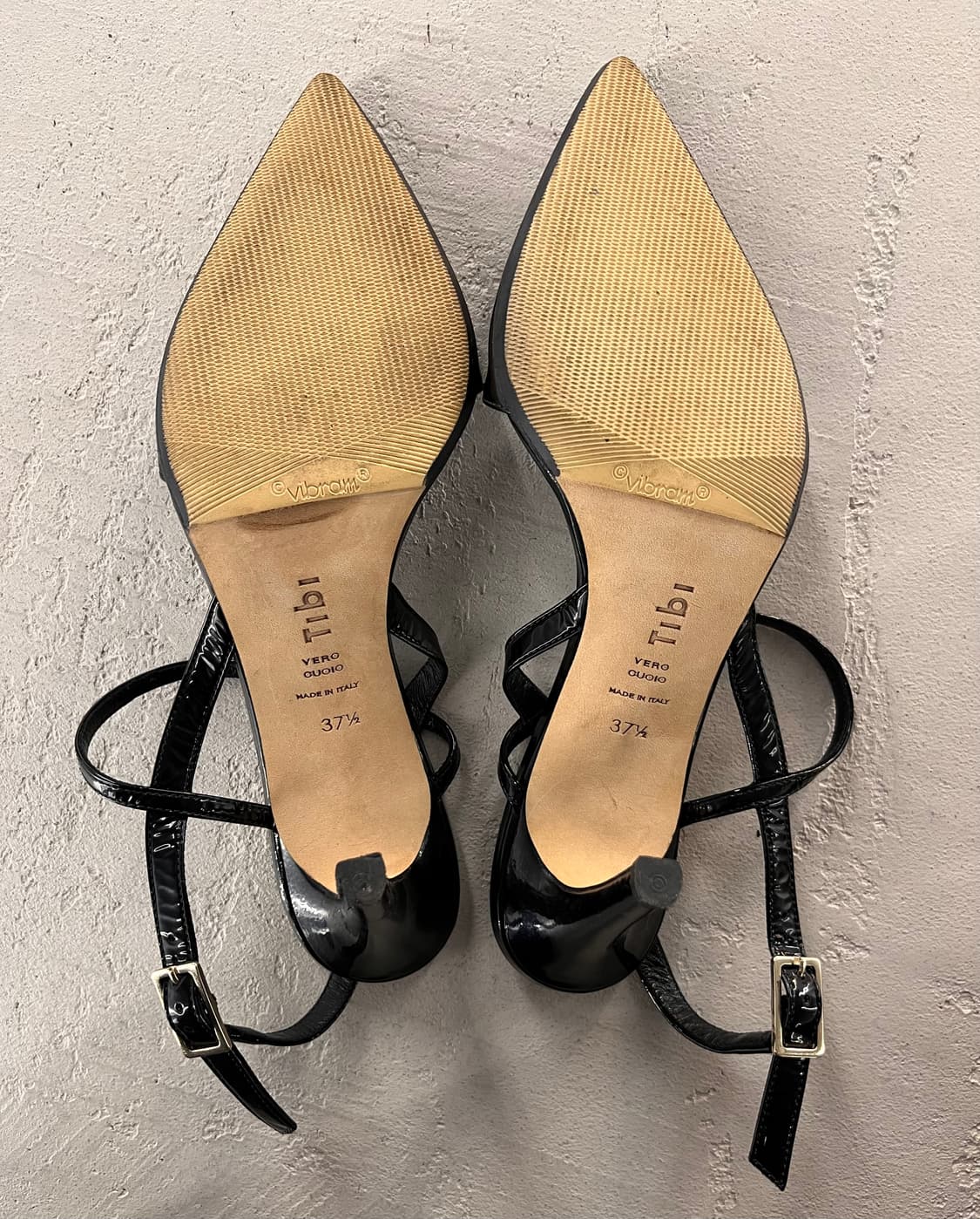 티비 Tibi 페이턴트 슬링백 힐 37.5 상품이미지6